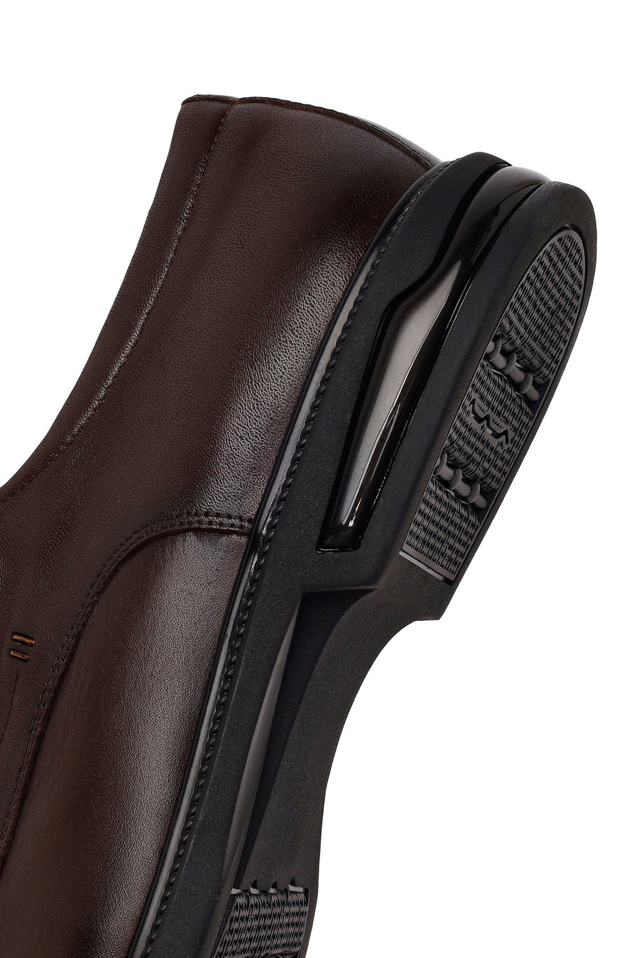 Male Brown Lace-up Leather Classic Shoes