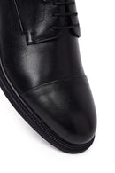 Male Black Lace-Up Leather Casual Shoes | Derimod