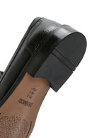 Men's Black Buckle Leather Classic Loafer | Derimod