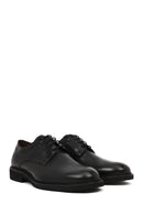 Men's Black Laced Leather Classic Shoes | Derimod