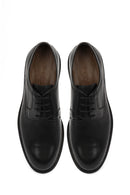 Men's Black Laced Leather Classic Shoes | Derimod