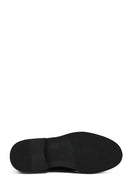 Men's Black Laced Leather Classic Shoes | Derimod