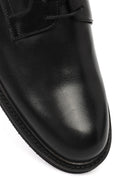 Men's Black Laced Leather Classic Shoes | Derimod