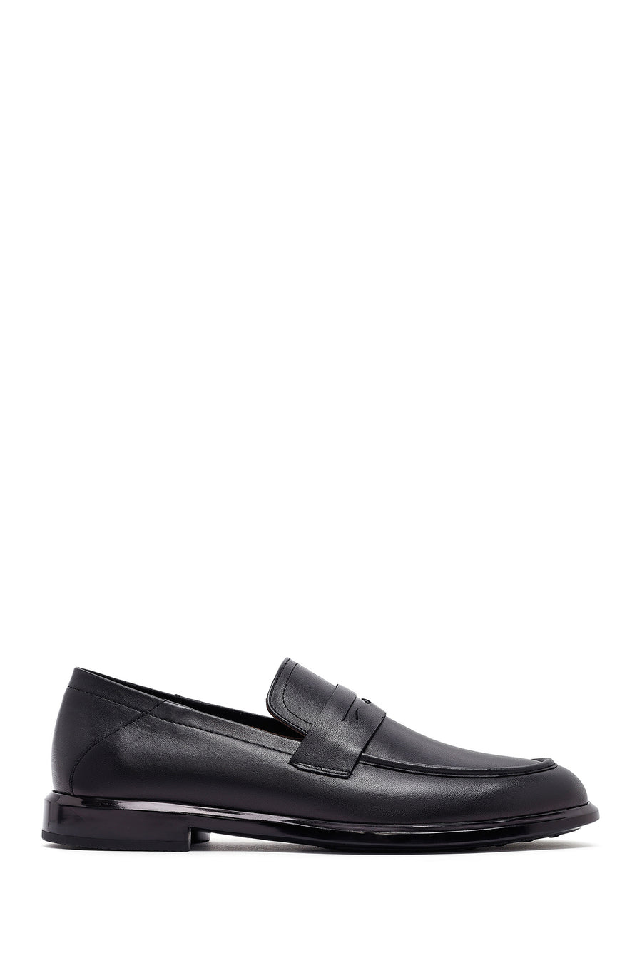 Erkek Siyah Deri Casual Loafer 26SFD601318 | Derimod