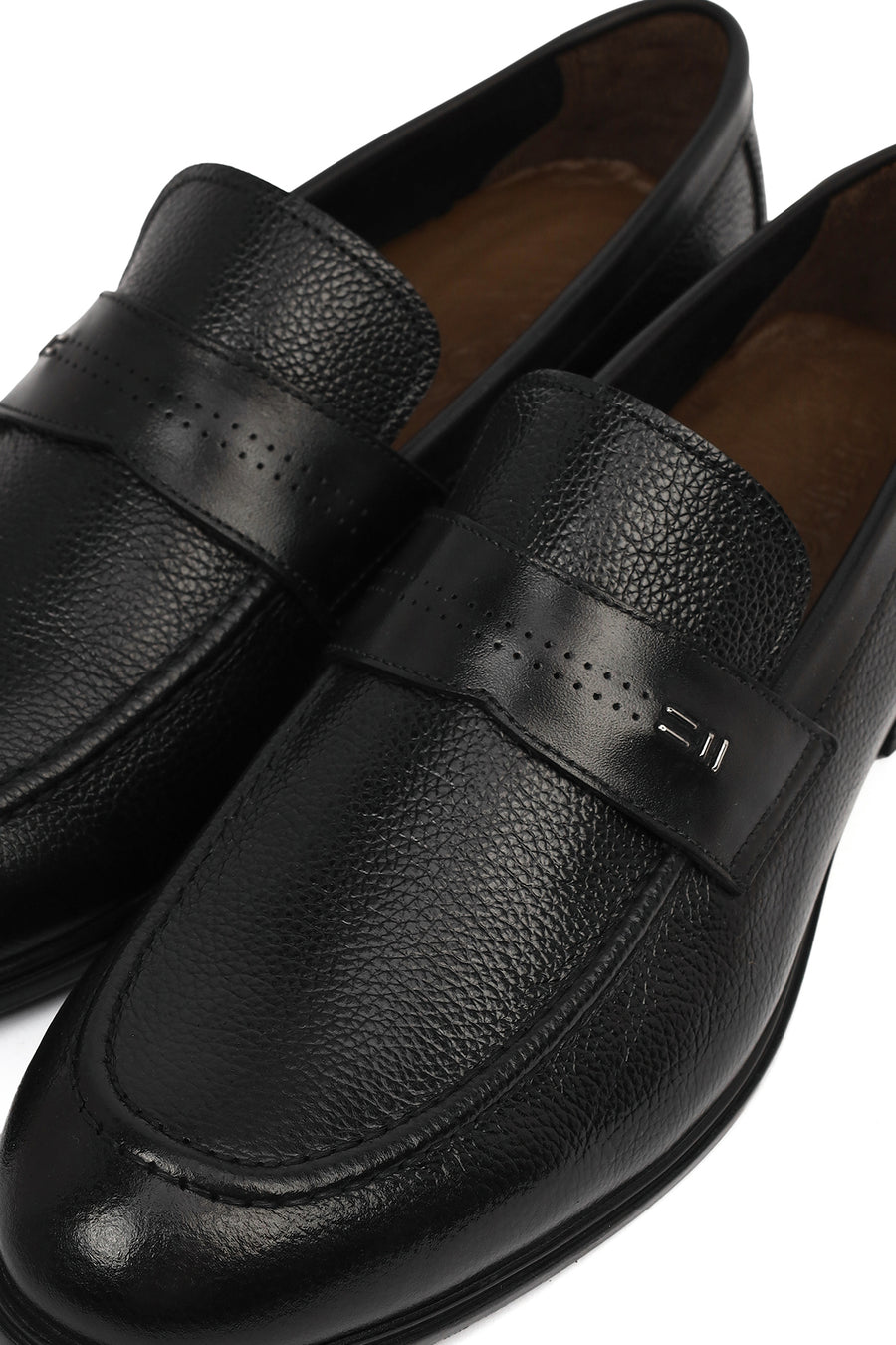 Men's Black Leather Classic Loafer