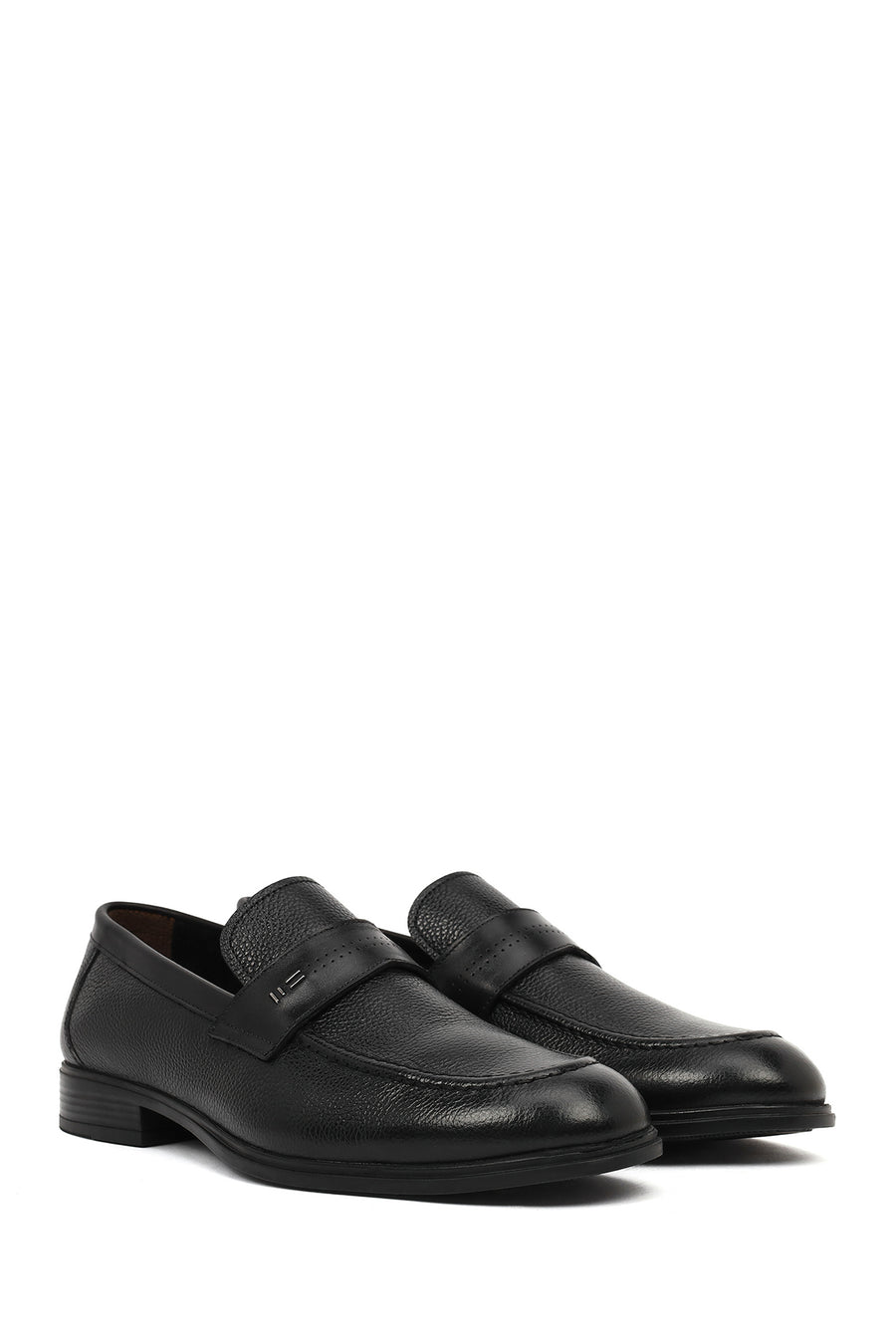 Men's Black Leather Classic Loafer