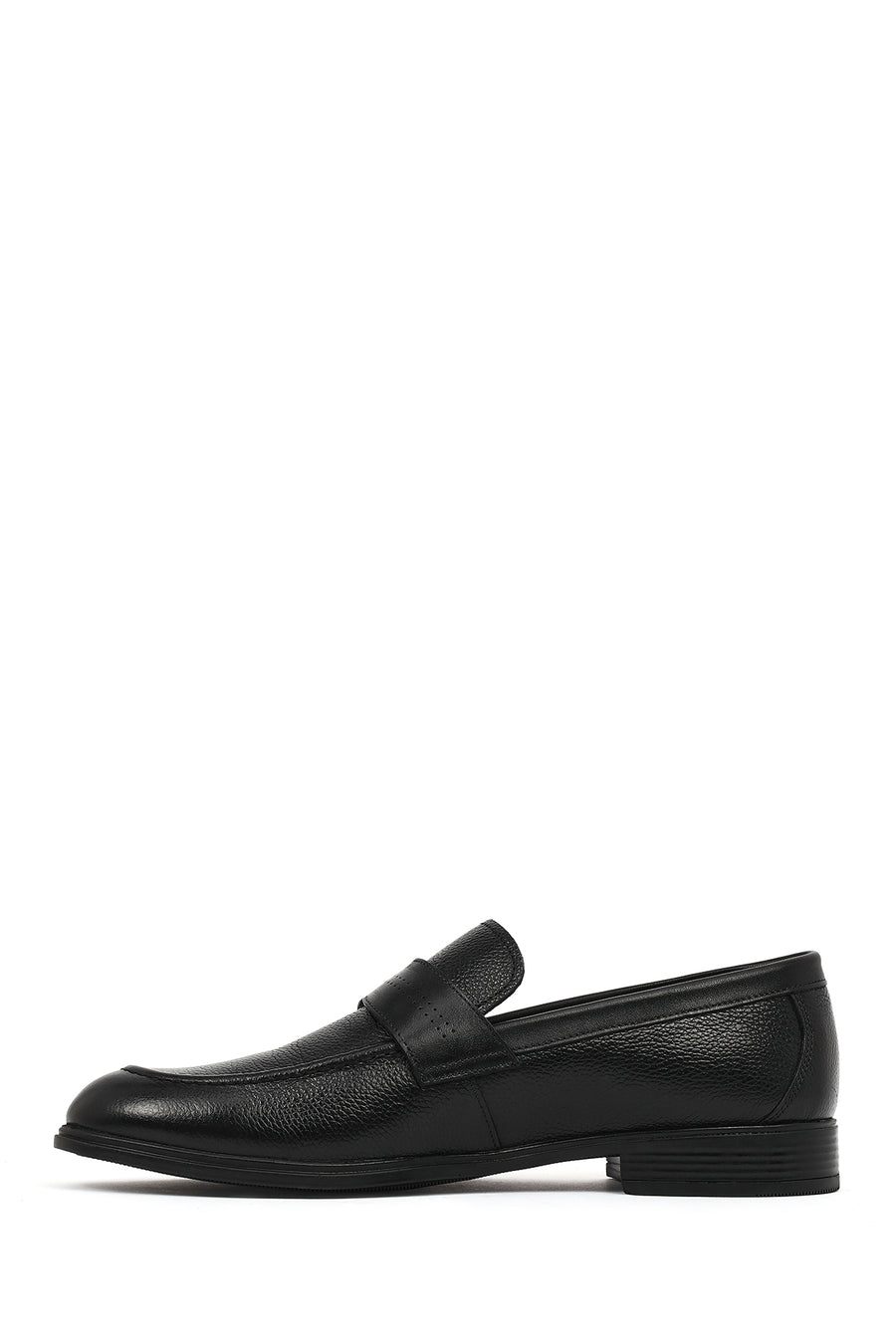 Men's Black Leather Classic Loafer