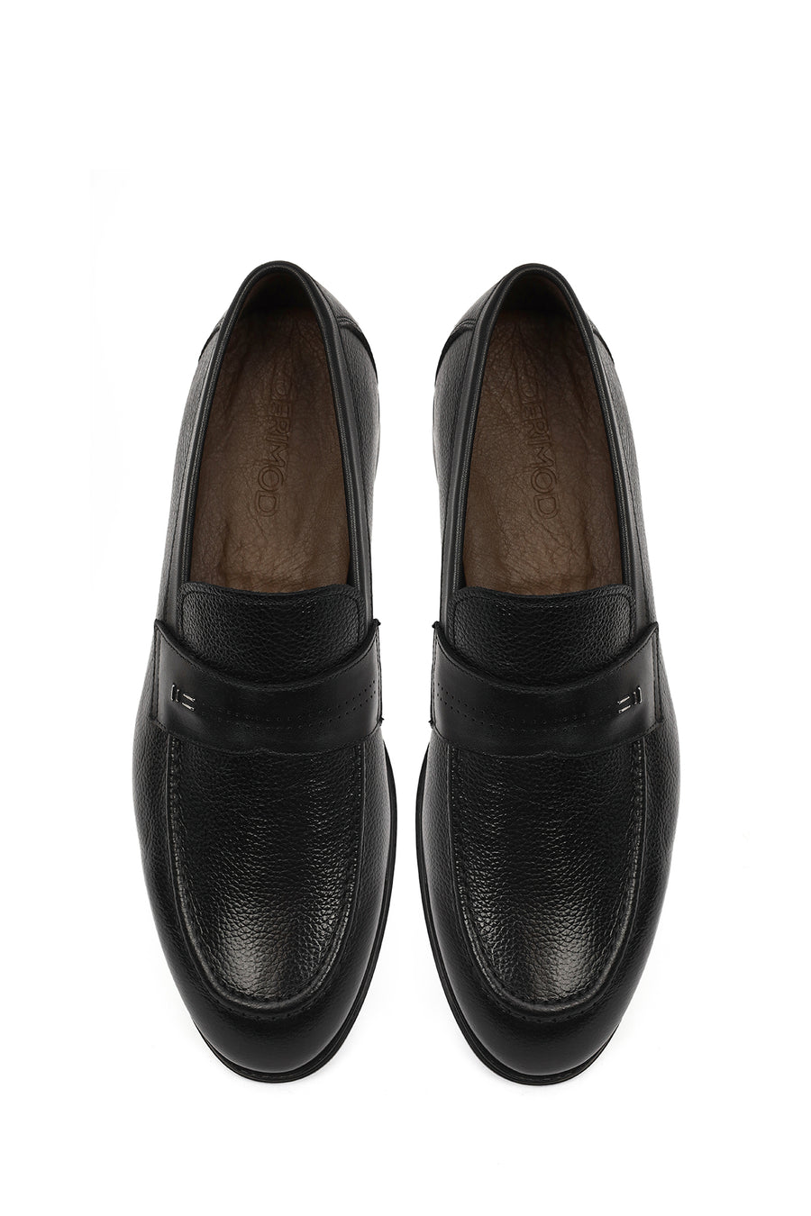 Men's Black Leather Classic Loafer