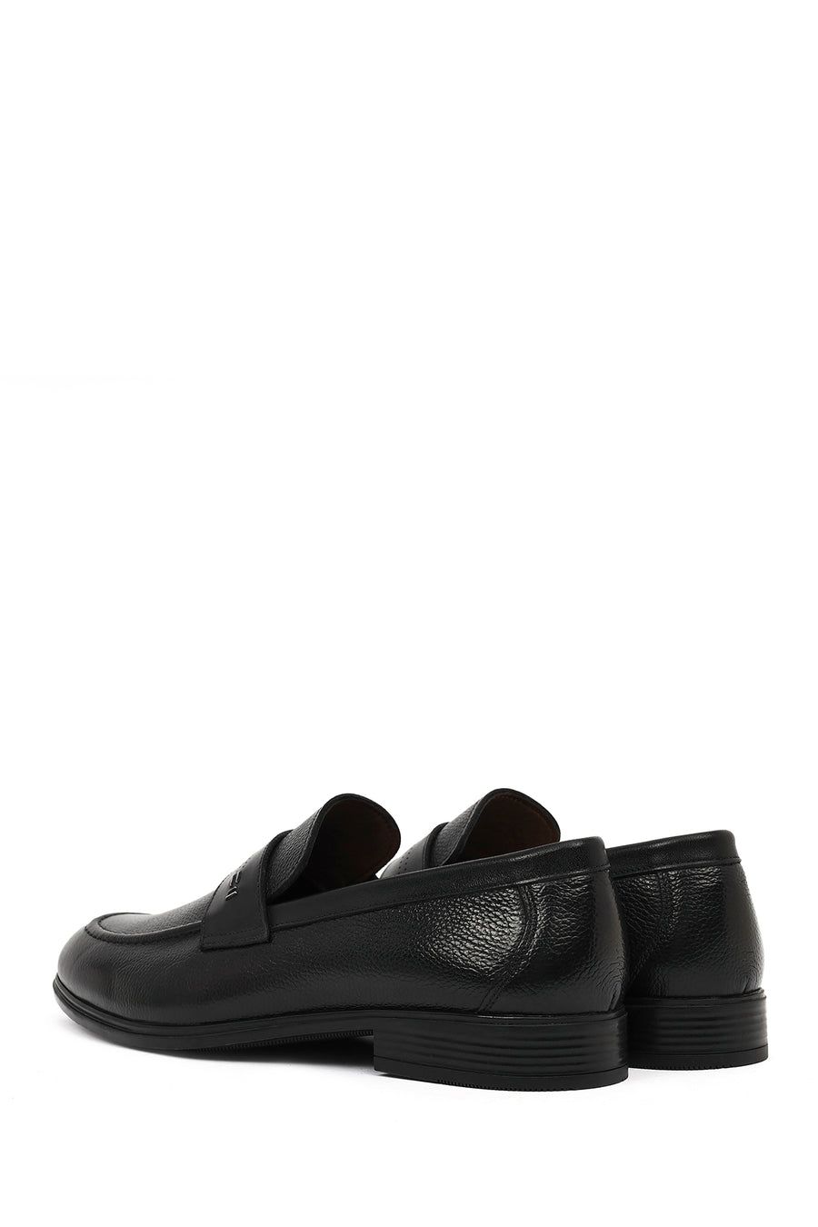 Men's Black Leather Classic Loafer