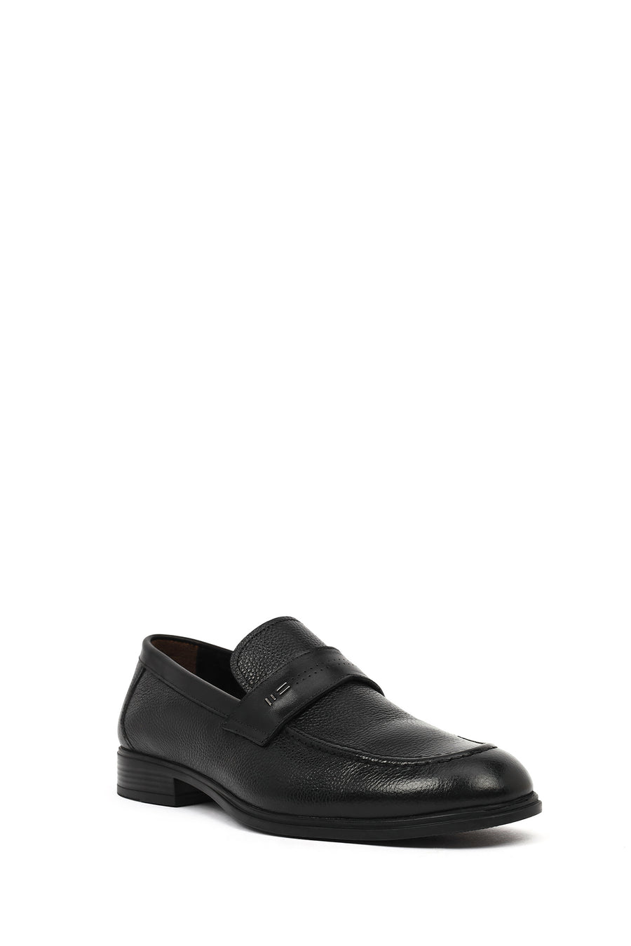 Men's Black Leather Classic Loafer