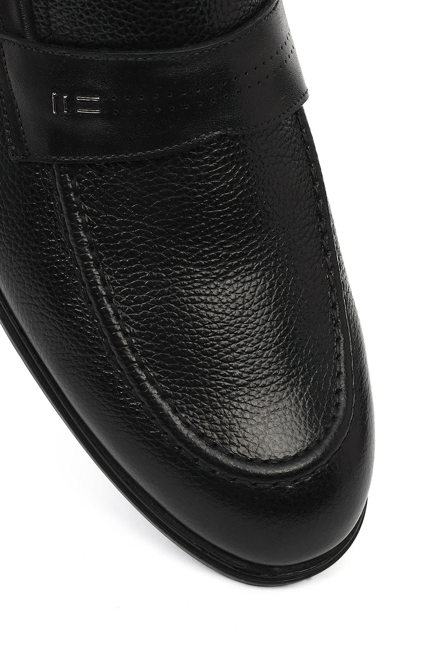 Men's Black Leather Classic Loafer