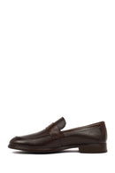 Men's Brown Leather Classic Loafer | Derimod