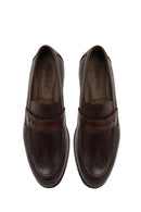 Men's Brown Leather Classic Loafer | Derimod