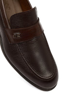 Men's Brown Leather Classic Loafer | Derimod