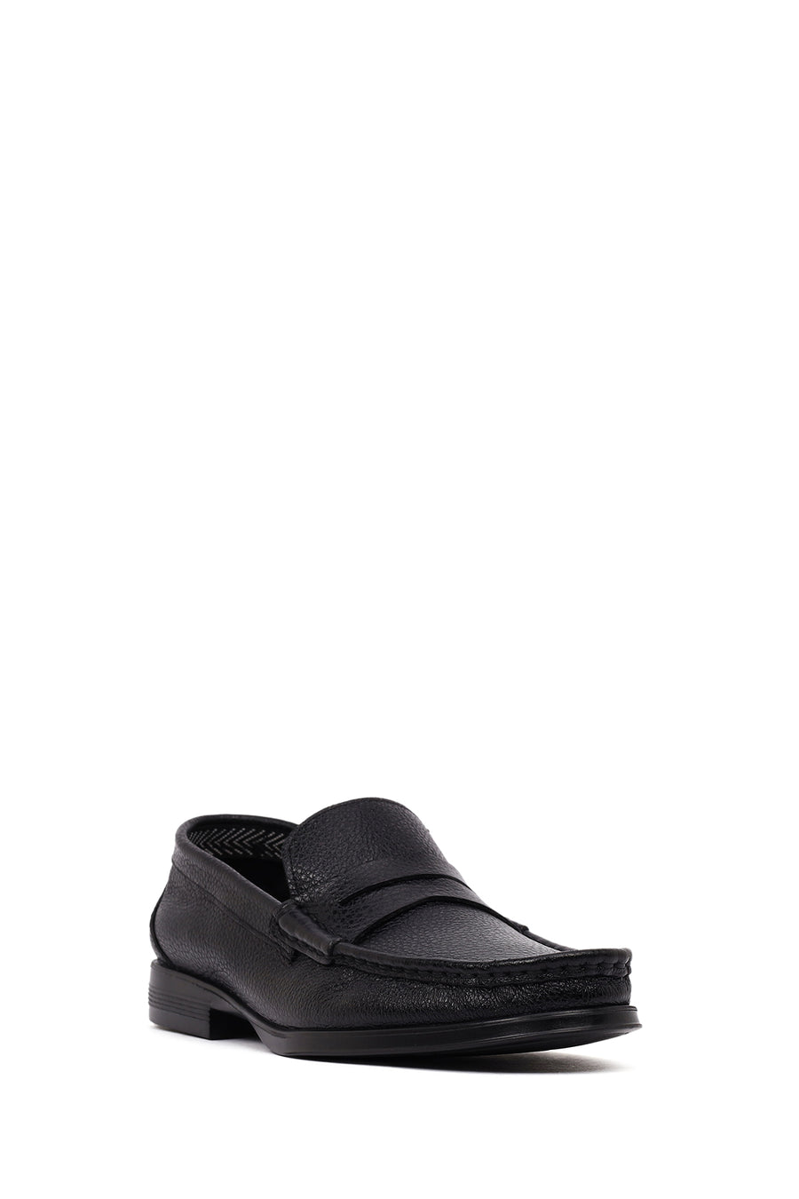 Men's Black Leather Classic Loafer