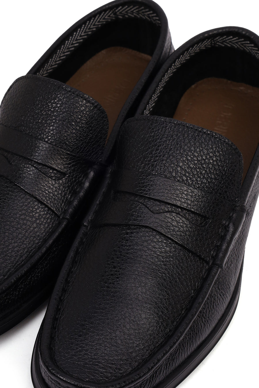 Men's Black Leather Classic Loafer