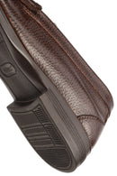 Men's Brown Leather Classic Loafer | Derimod