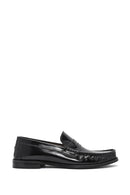 Men's Black Leather Classic Loafer | Derimod