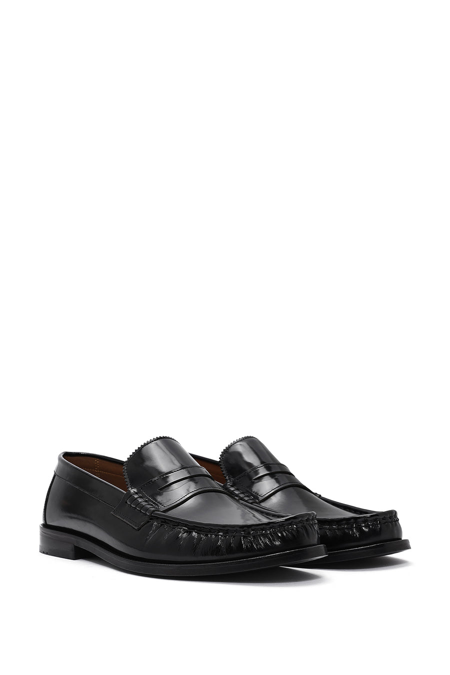 Men's Black Leather Classic Loafer