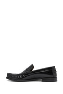 Men's Black Leather Classic Loafer | Derimod