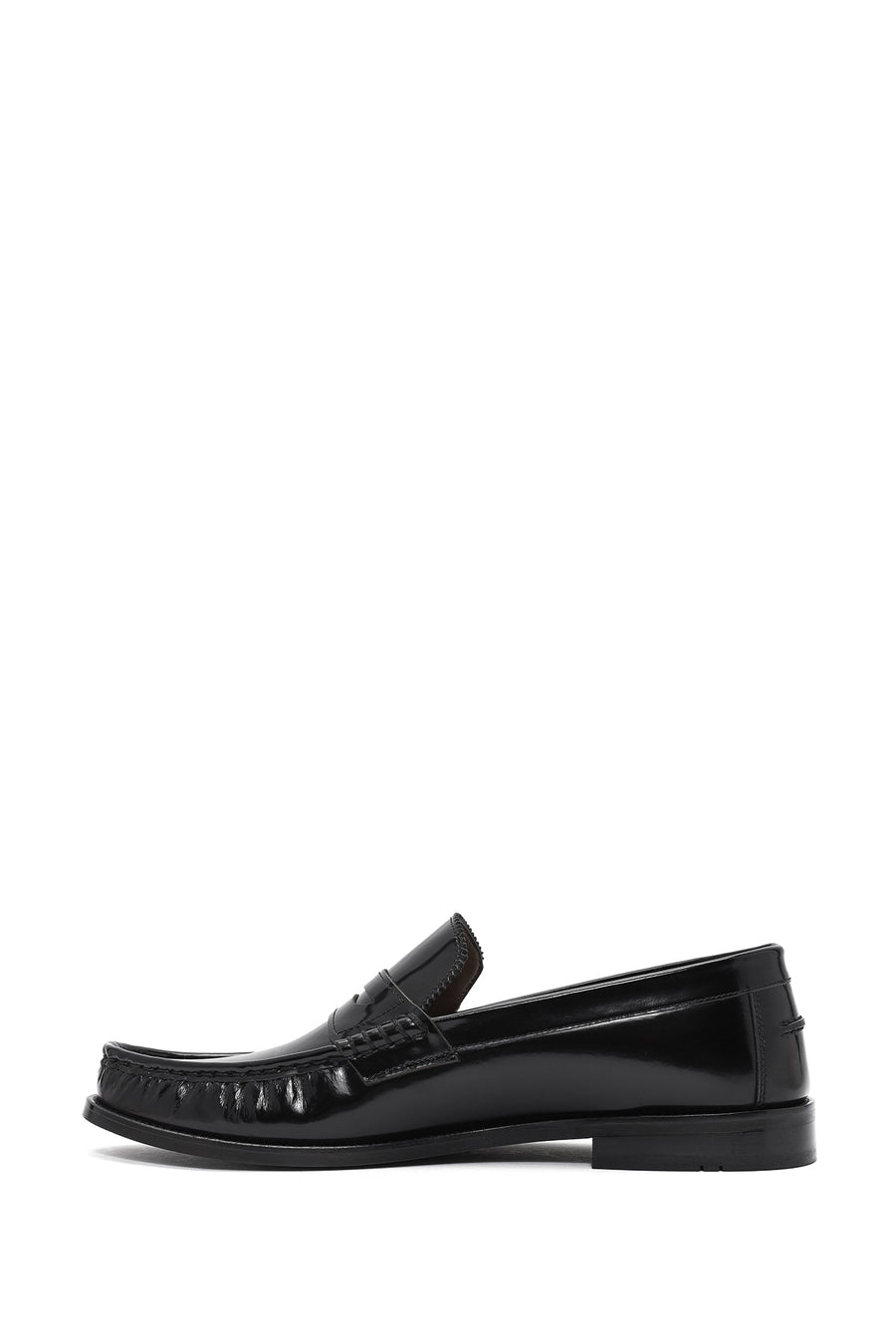 Men's Black Leather Classic Loafer