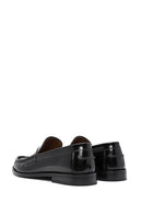 Men's Black Leather Classic Loafer | Derimod