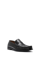Men's Black Leather Classic Loafer | Derimod