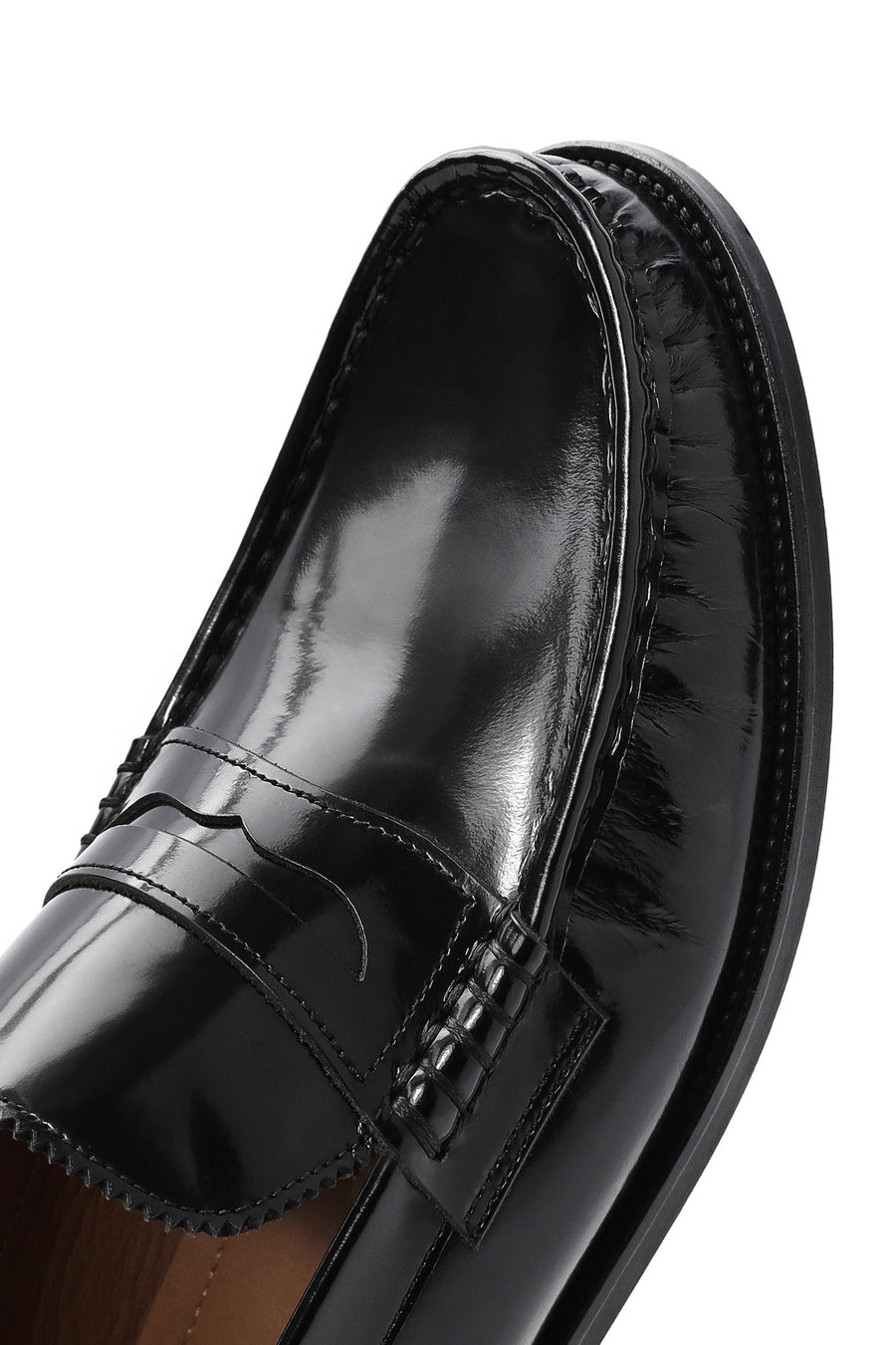 Men's Black Leather Classic Loafer