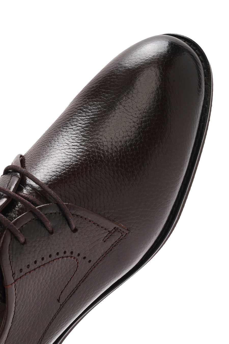 Men's Brown Lace-up Leather Casual Shoes