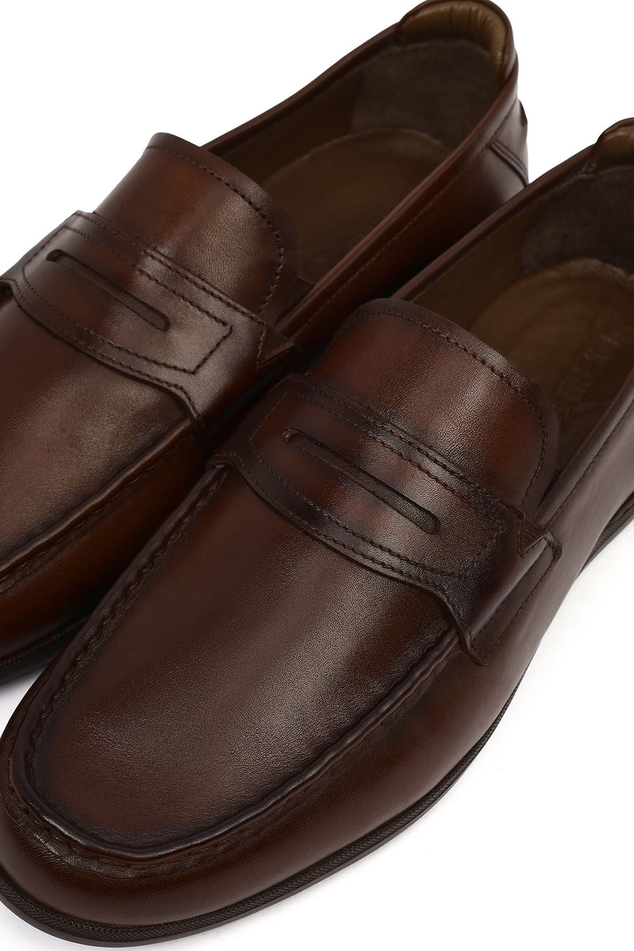 Men's Brown Leather Casual Loafer