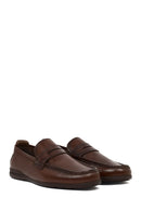 Men's Brown Leather Casual Loafer | Derimod