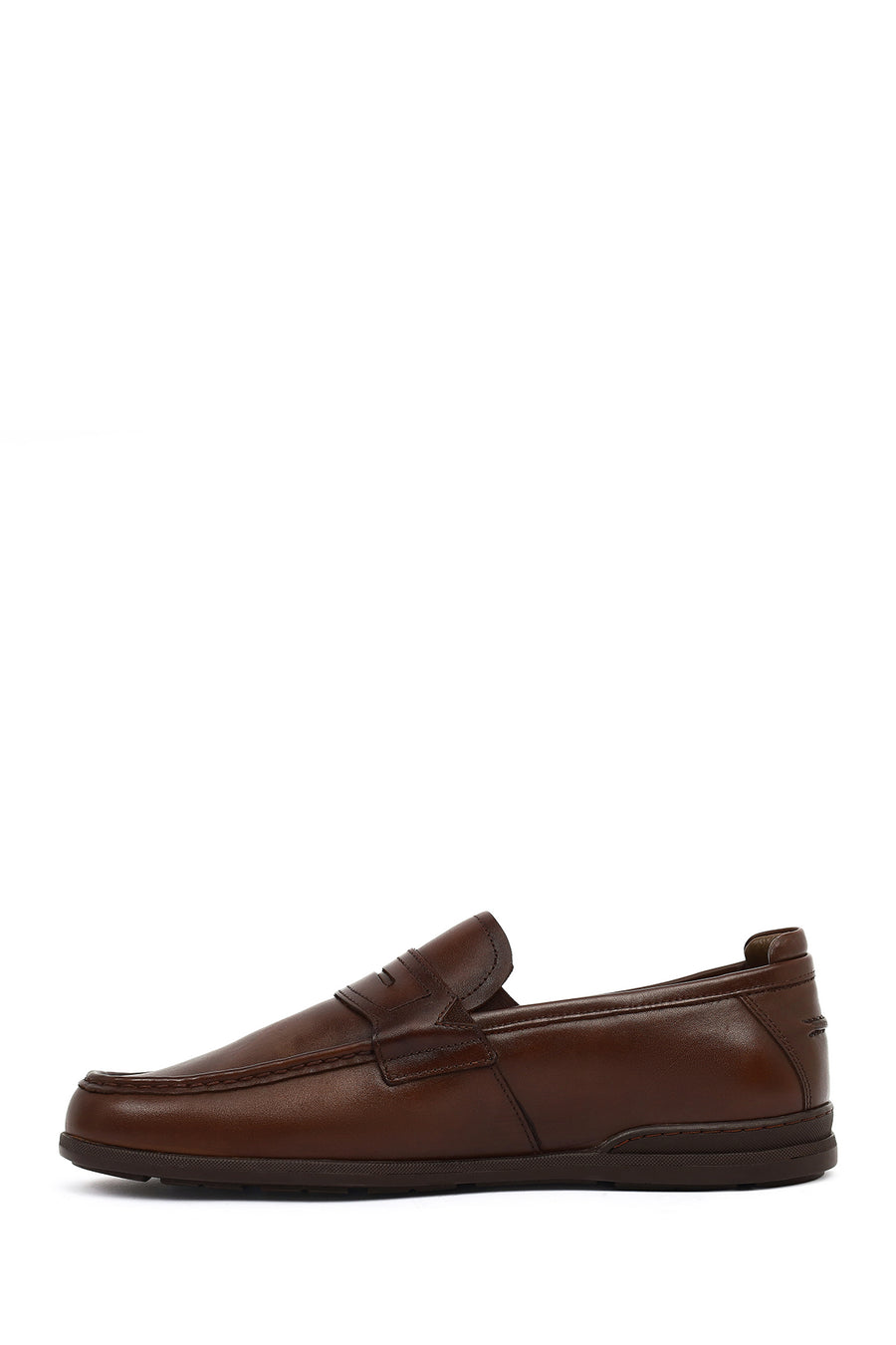 Men's Brown Leather Casual Loafer