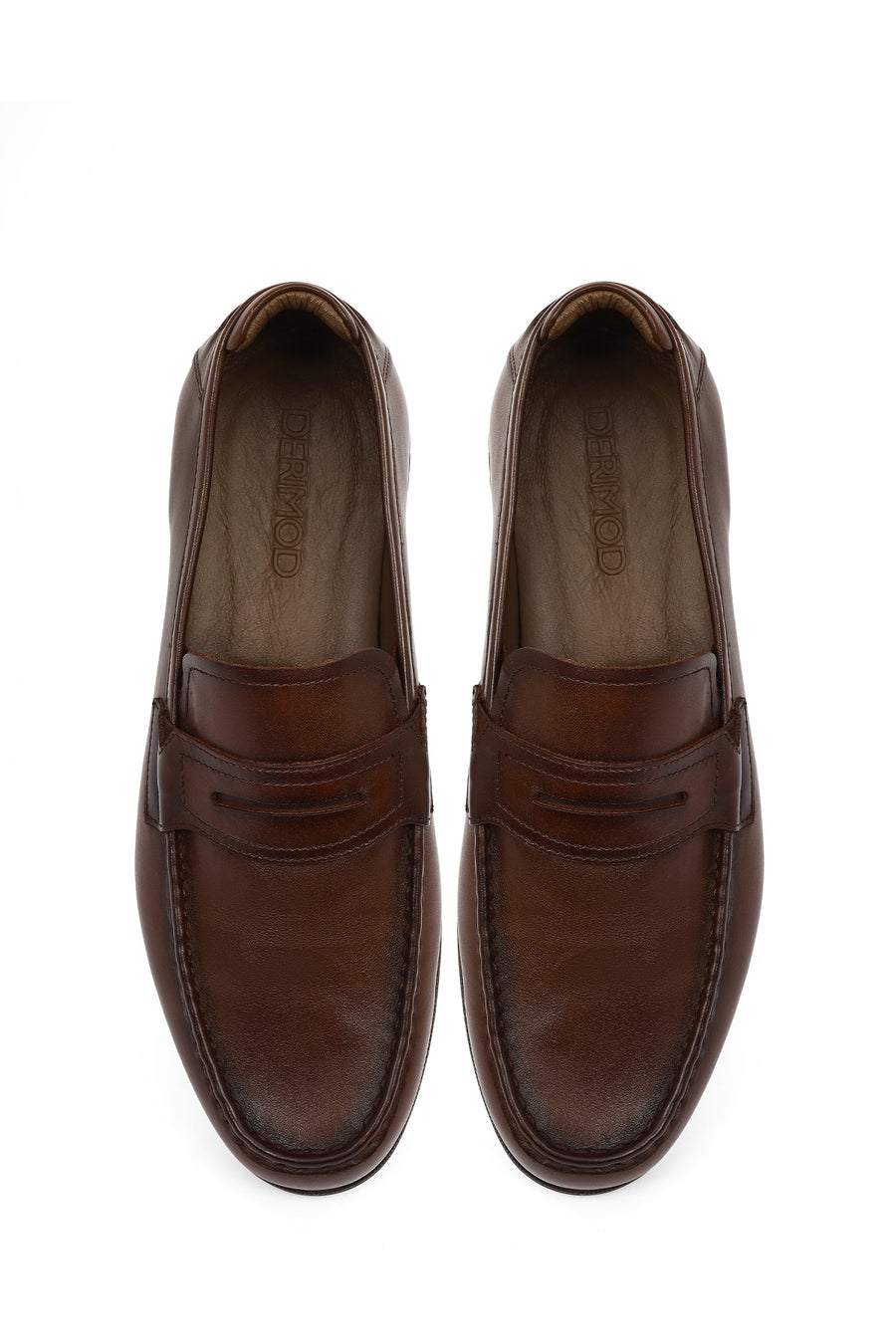 Men's Brown Leather Casual Loafer