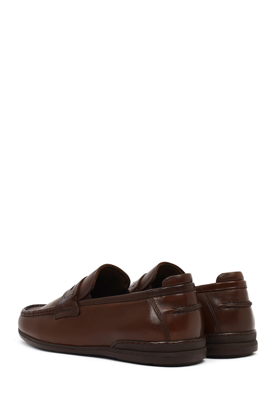 Men's Brown Leather Casual Loafer