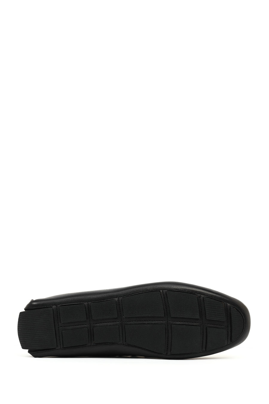 Men's Black Leather Casual Loafer