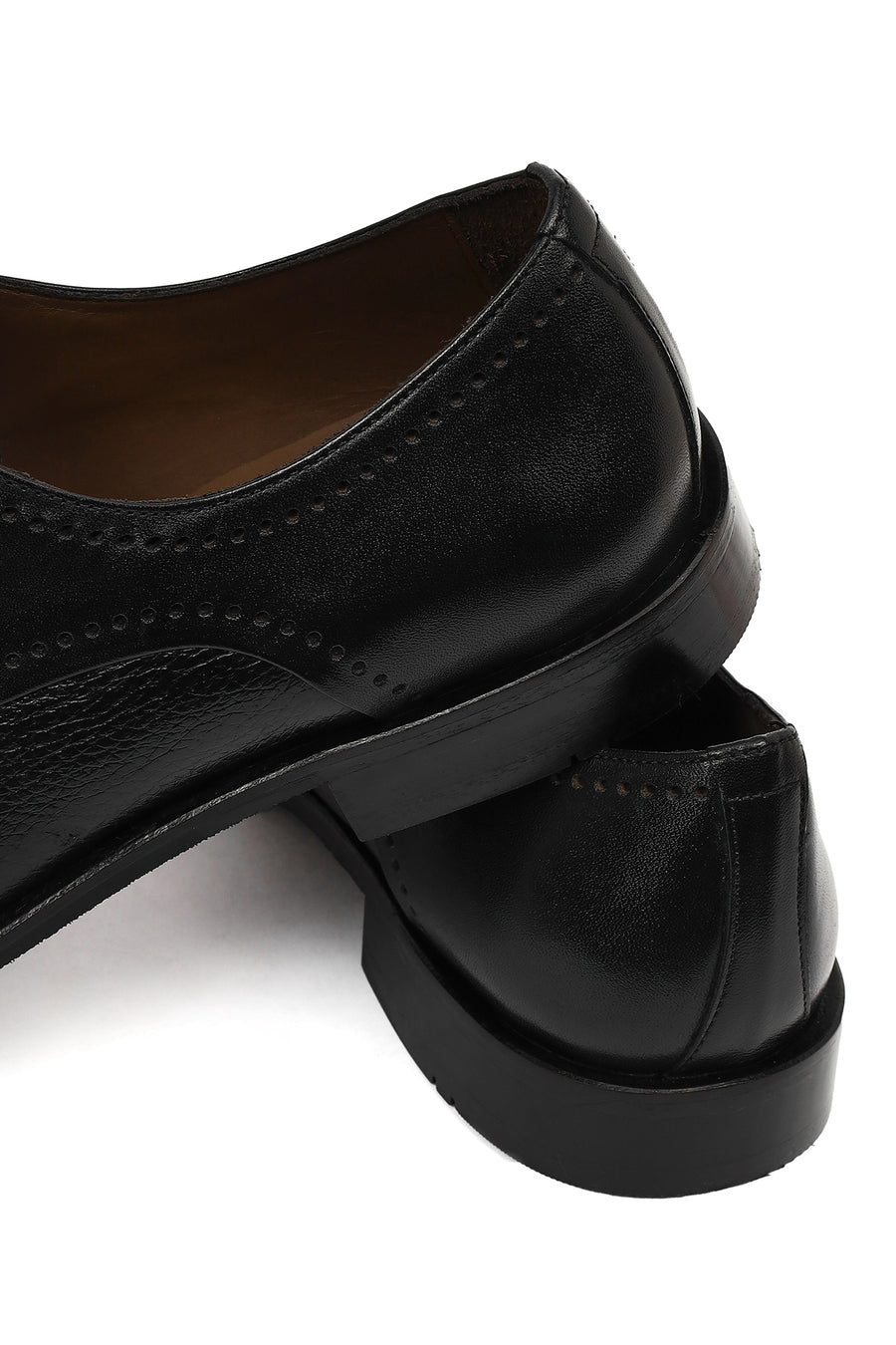 Derimod Black Male Black Lace-Up Leather Classic Shoes