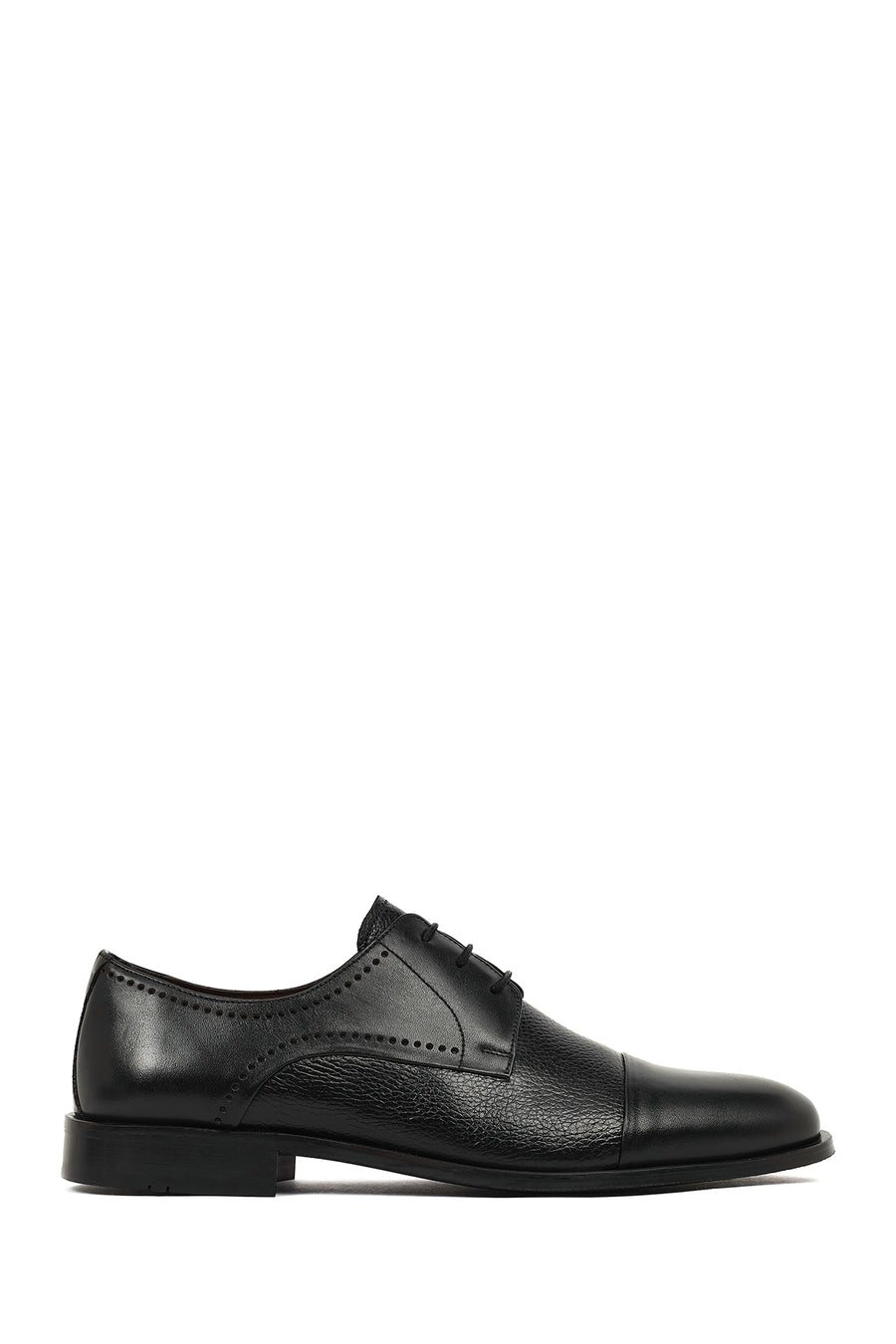 Derimod Black Male Black Lace-Up Leather Classic Shoes 26SFD602614 | Derimod