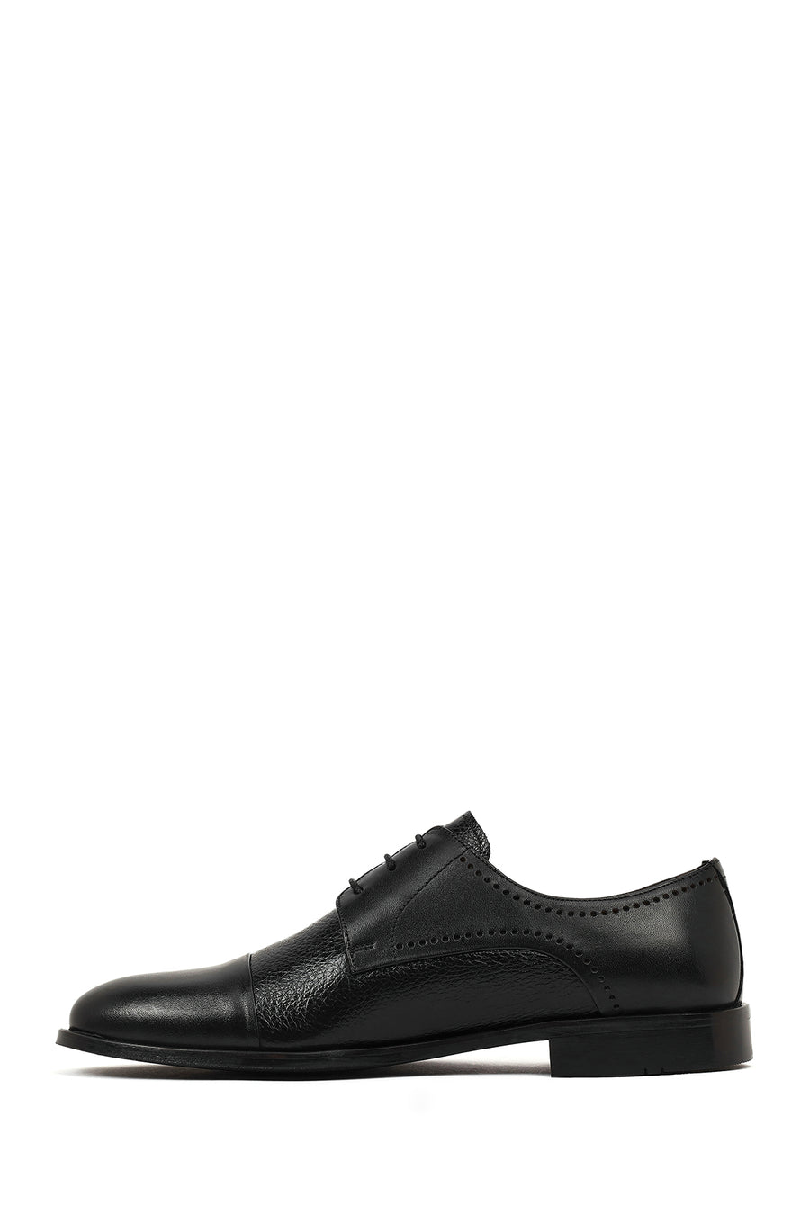 Derimod Black Male Black Lace-Up Leather Classic Shoes