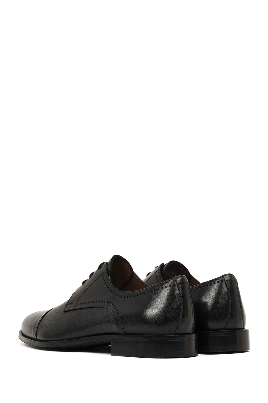 Derimod Black Male Black Lace-Up Leather Classic Shoes