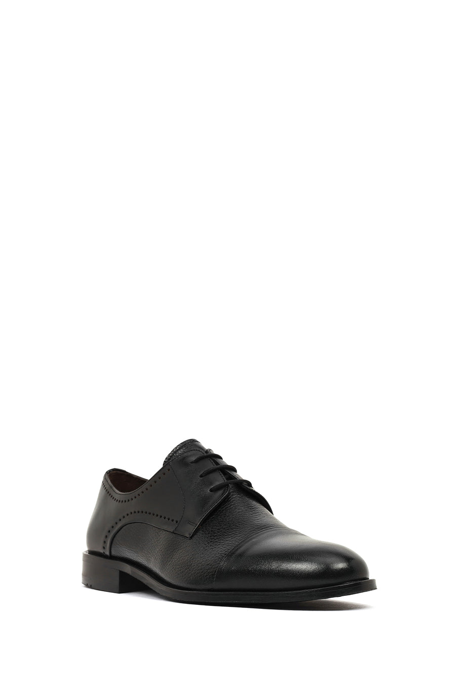 Derimod Black Male Black Lace-Up Leather Classic Shoes