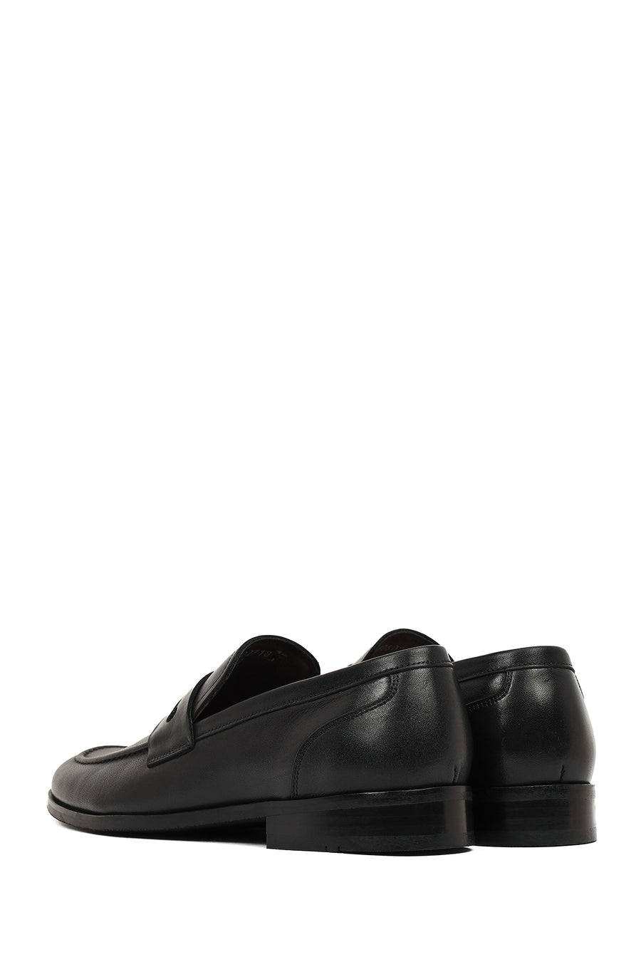Derimod Black Erkek Siyah Deri Klasik Loafer