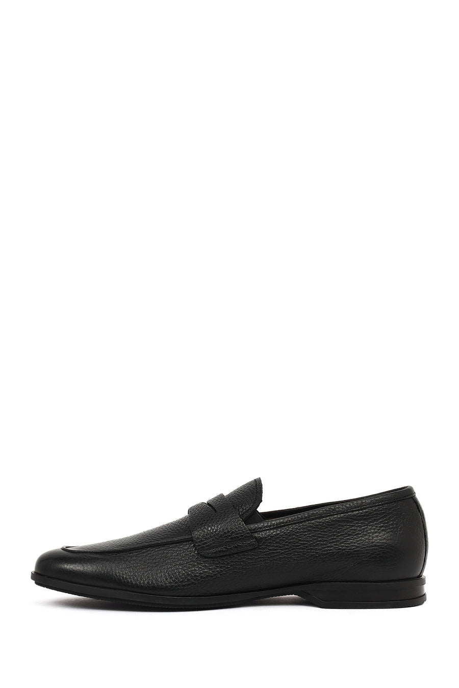 Men's Black Leather Classic Loafer