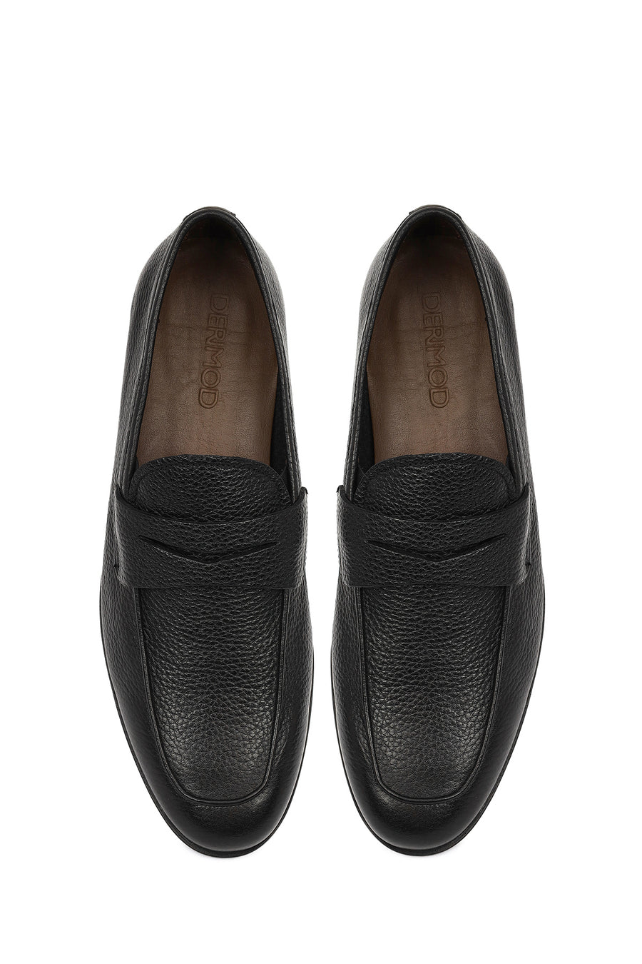 Men's Black Leather Classic Loafer