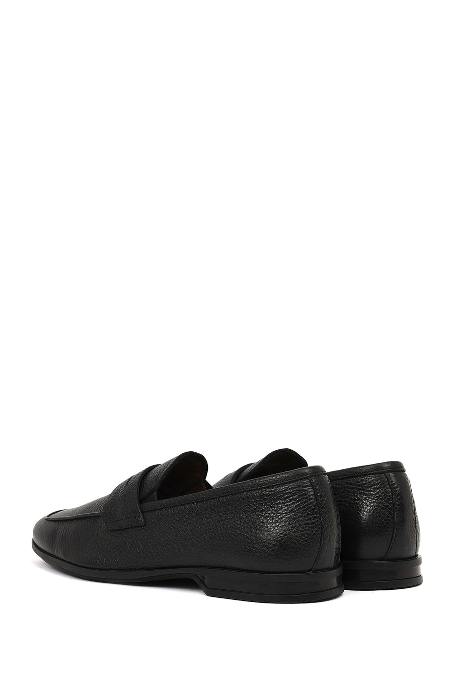 Men's Black Leather Classic Loafer