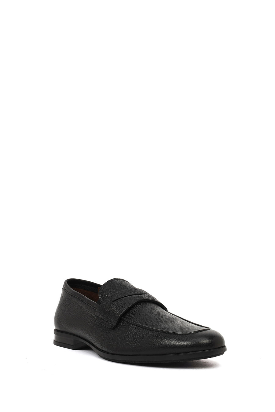 Men's Black Leather Classic Loafer