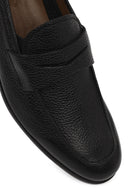 Men's Black Leather Classic Loafer | Derimod