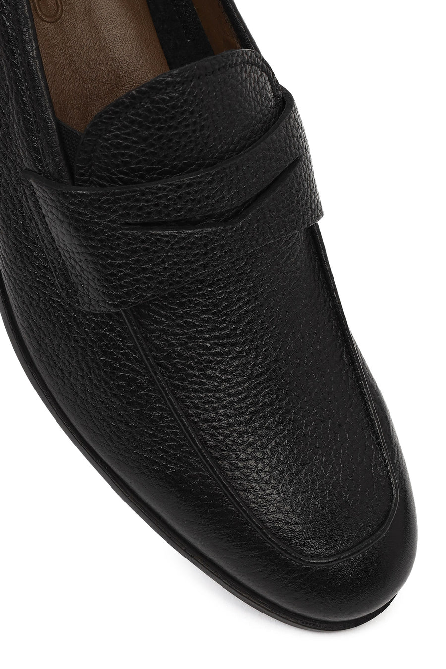 Men's Black Leather Classic Loafer
