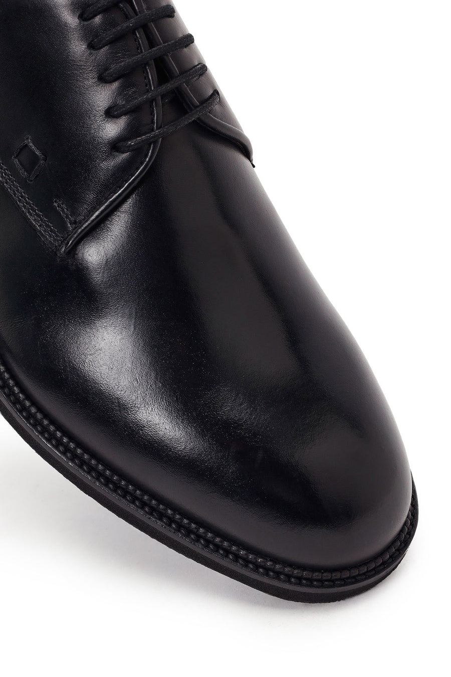 Men's Black Lace-up Leather Casual Shoes