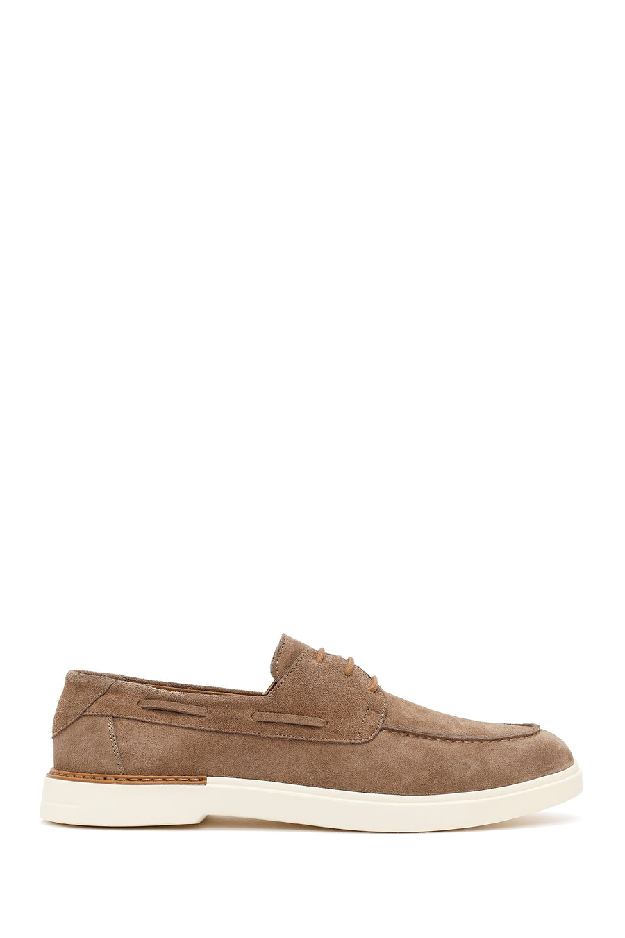 Men's Beige Lace-up Suede Leather Casual Shoes 26SFD610510 | Derimod