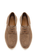 Men's Beige Lace-up Suede Leather Casual Shoes | Derimod